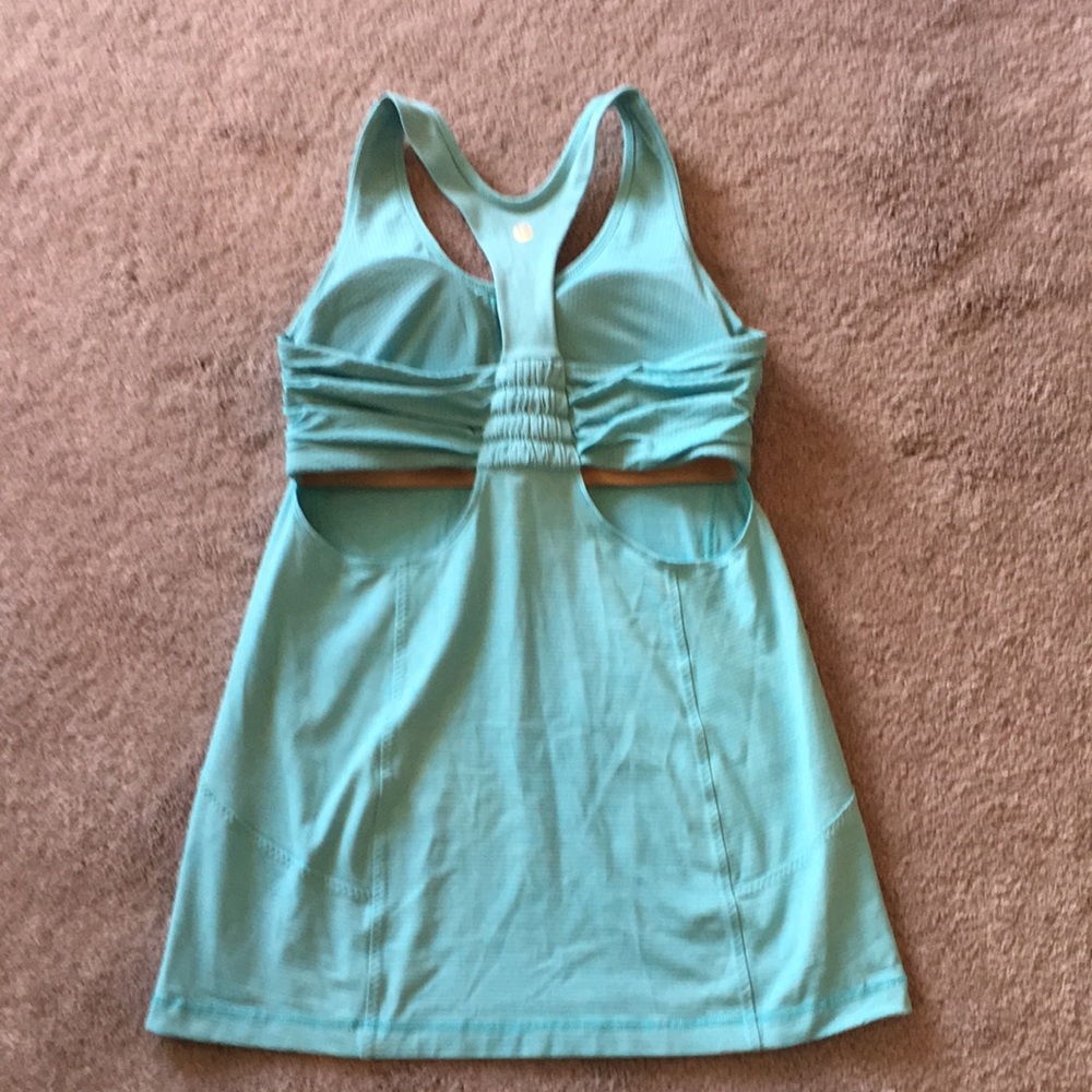 Lululemon Light Turquoise Racerback - Picture 2 of 3